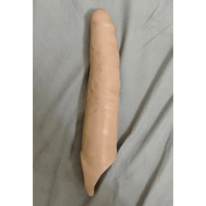 VIP25 Extra-long wolf-tooth style male condom for wearing, thickened penis sheath, silicone male sex toy cover