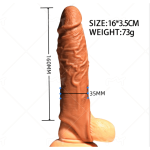 VIP27 Crystal wolf fangs thickened, elongated, and thickened shaft condom